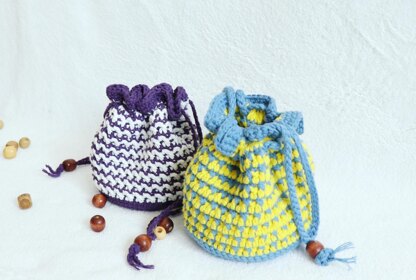 Reversible Drawstring Bag