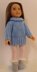 LC07 14 inch doll Houndstooth Sweater Dress