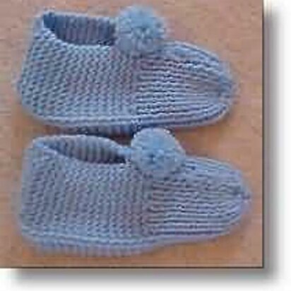 Fast "Old Time" Slippers to Knit - knitting pattern