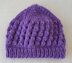 Lizzy - Prem and newborn slanting eyelet beanie