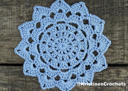 Lotus Petals Doily Coaster
