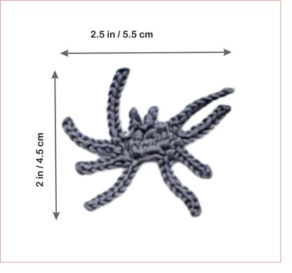 Halloween spider garland