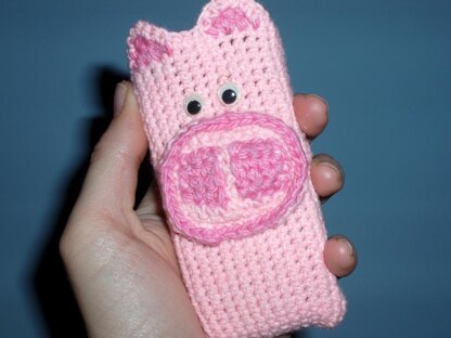 Pink Piggy Phone Cozy