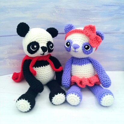 Peter & Melinda the Pandas in Stylecraft Special Chunky - 509 - Leaflet