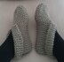 Sampson - Chunky garter stitch slippers with cuff