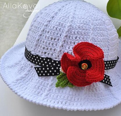 Garden Party. POPPY Pin Headband