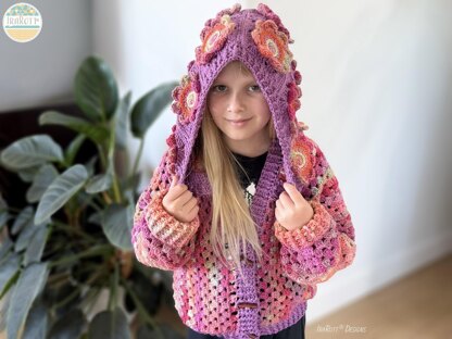 Awesome Blossom Kids' Cardigan