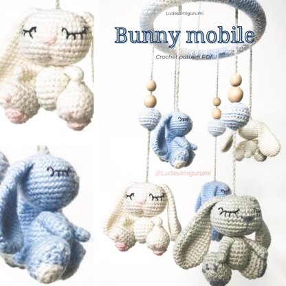 Sleeping bunny mobile