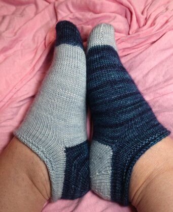 Toe Up Simple Socks No 6