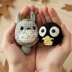 Totoro & Friends Totoro & Susuwatari Keychain