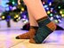 Vintage Honeycomb Ornaments Socks