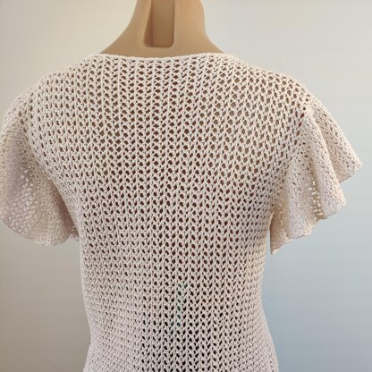 "Emily" Openwork T-shirt