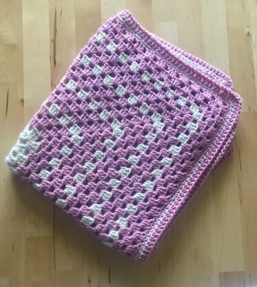 Baby Blanket Squared in Caron Simply Soft - Downloadable PDF | LoveCrafts