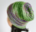Tumbler Ridge Hat Textured Slouchy Hat in SweetGeorgia Tough Love Sock and Superwash Worsted - Downloadable PDF