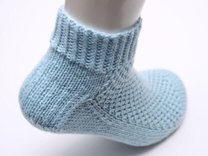 Blue Raspberry Socks - Cuff Down (DK)