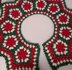 Crochet Christmas tree stand cover