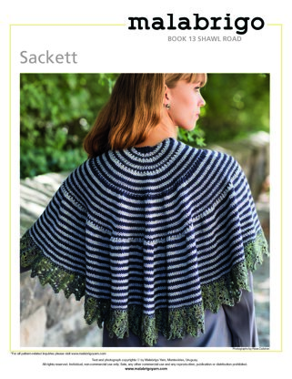 Sackett Shawl in Malabrigo Dos Tierras - PDF