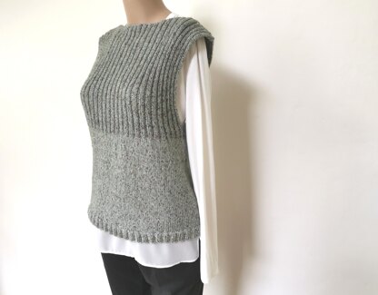 Vest Tara Knitting pattern by Carolina Speek | LoveCrafts