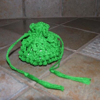 Green Drawstring Mini Bag