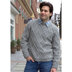 Plymouth Yarn 2900 Men's Moss Diamonds Pullover PDF