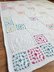 Scattered Pixels Block Stitch Blanket