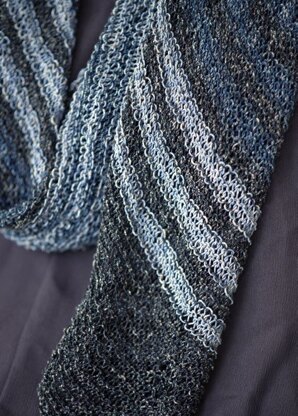 Toledo Scarf in Berroco Mykonos Stonewash - MykonosStonewash-TO - Downloadable PDF