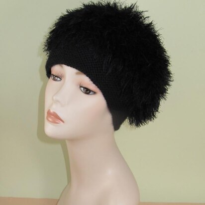 Faux Fun Fur Tam Hat