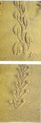 Leaf and Bobble Tree Blanket