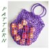 Shopping netting bag easy crochet pattern