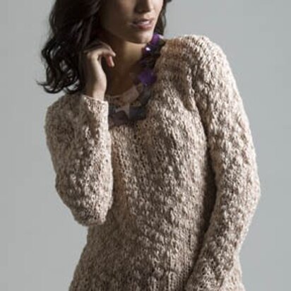 Sea Shell Pullover in Tahki Yarns Rosa