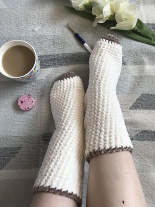 Chenille Bed Socks