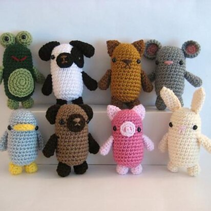 Little Critters Crochet Amigurumi Pattern Set