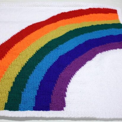 Susie's Rainbow baby blanket