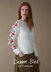 Fleur Sweater - Knitting Pattern For Women in Debbie Bliss Cotton DK