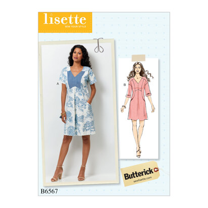 Butterick Damenkleid B6567 - Schnittmuster