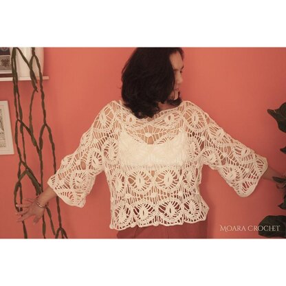 Evil Eye Top Crochet pattern by Roseanna Murray