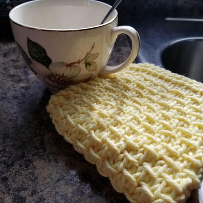 Ripples of Sunshine Dishcloth