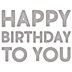 Sizzix Thinlits Die Set 7PK Bold Text #1 by Tim Holtz