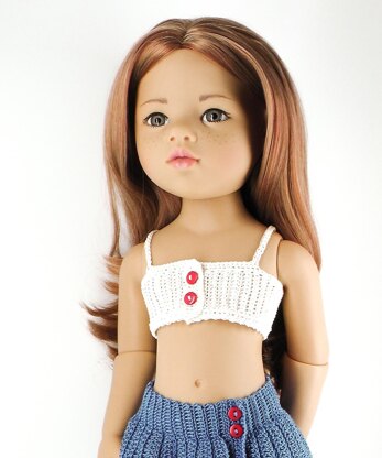 GOTZ 18/19" Doll Brenda Top and Skirt Set