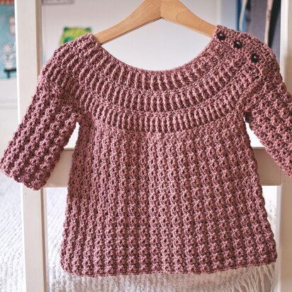 Ribbed Yoke Sweater