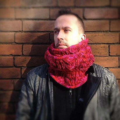 Snakes and Ladders Moebius Cowl