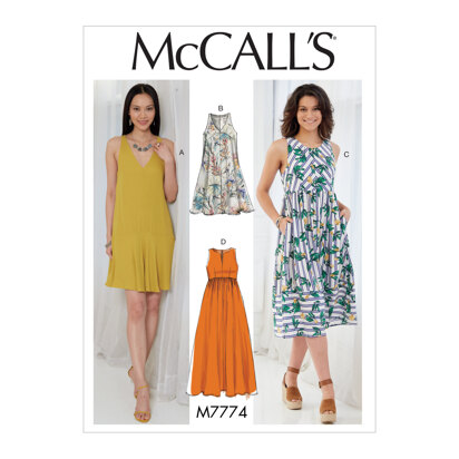 McCall's Misses' Dresses M7774 - Sewing Pattern