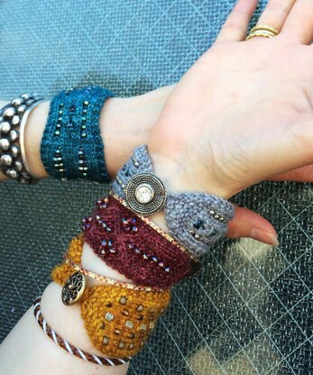 Beaded Buttoned Bracelets!