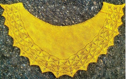 Autumn Gold Shawl