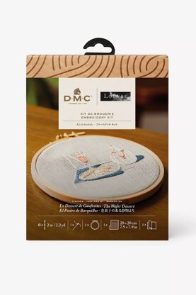 DMC Inspired by the Wafer Dessert, Lubin Baugin, Le Louvre, Intermediate Embroidery Kit