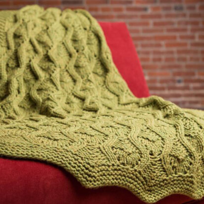 Afghan in Plymouth Yarn De Aire - 2594 - Downloadable PDF