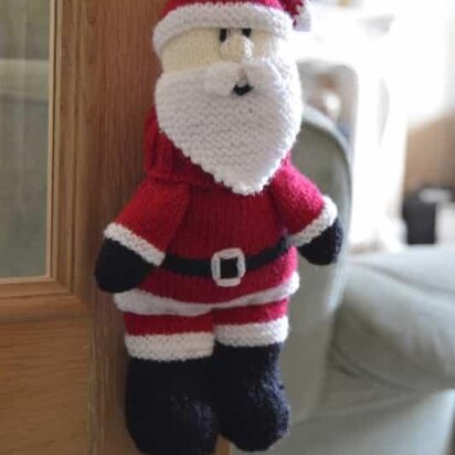 Santa Baggles Gift Bag - knitting pattern