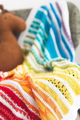 Baby Rainbow Sampler Blanket 2