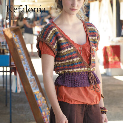 Kefalonia Cardigan in Rowan Cotton Glace