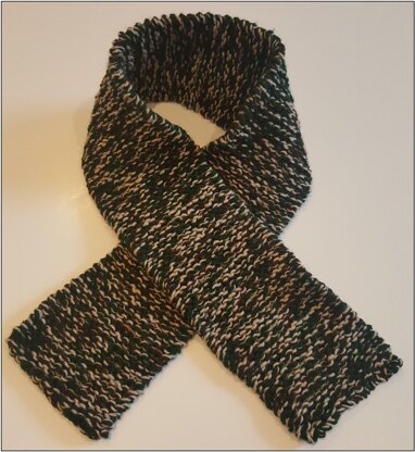 Child's Camouflage Scarf